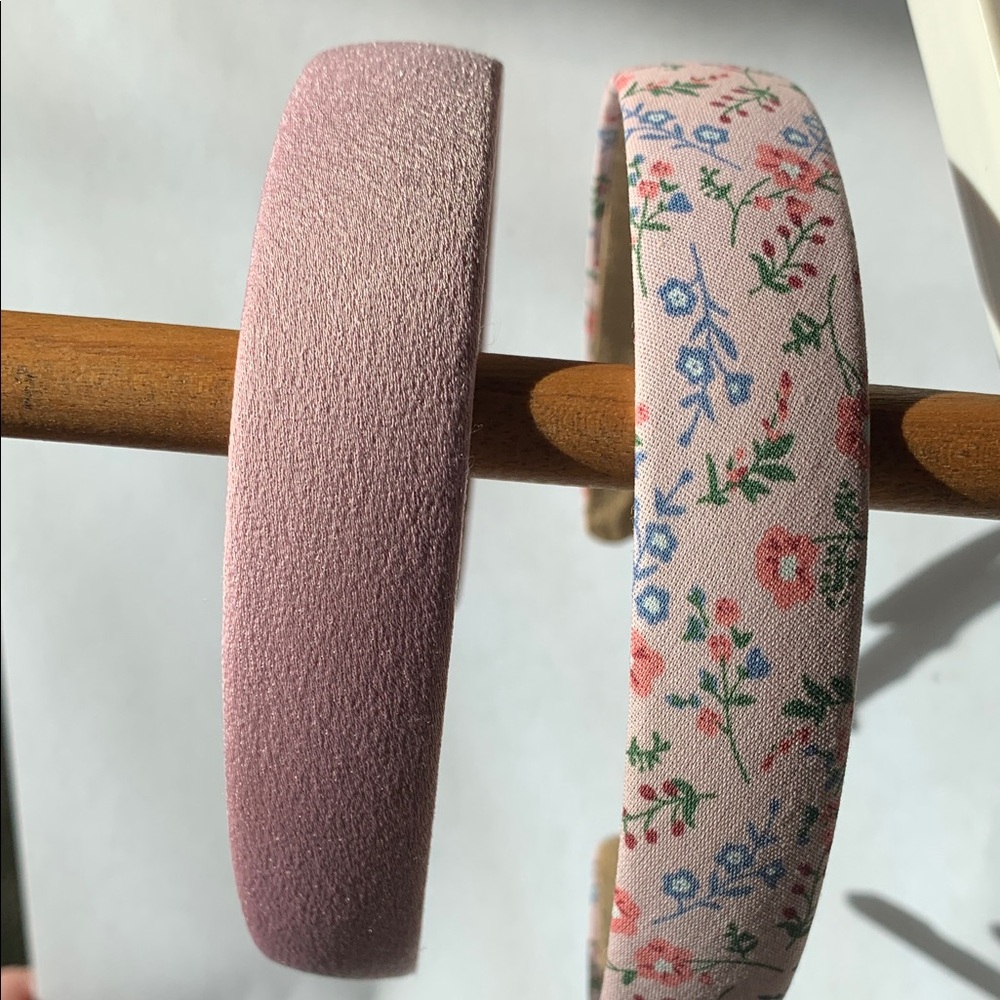 Headband Set Printed and Solid Fabric Comfortable Stylish